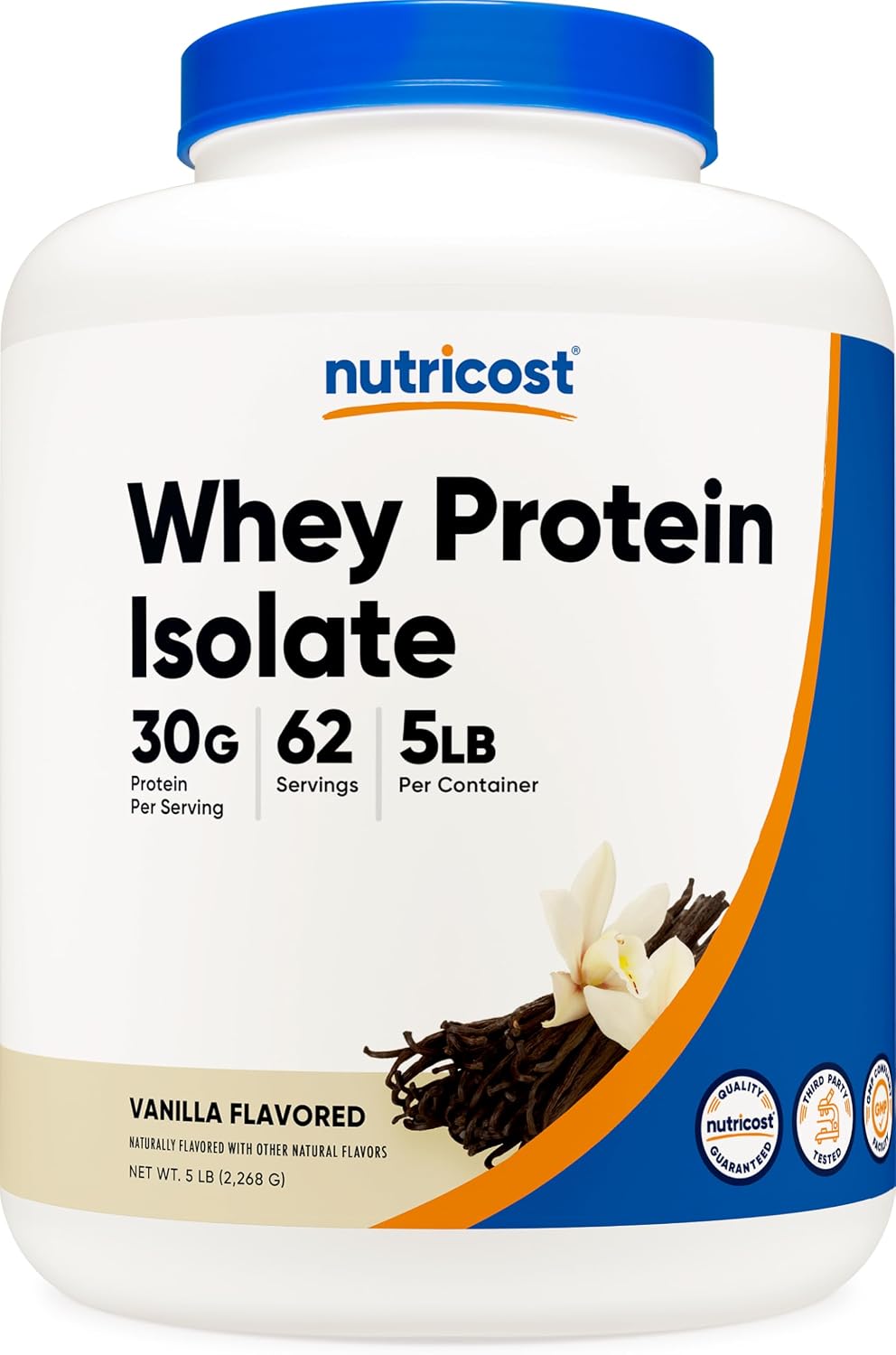 Nutricost Whey Protein Isolate Powder (Vanilla) 2LBS