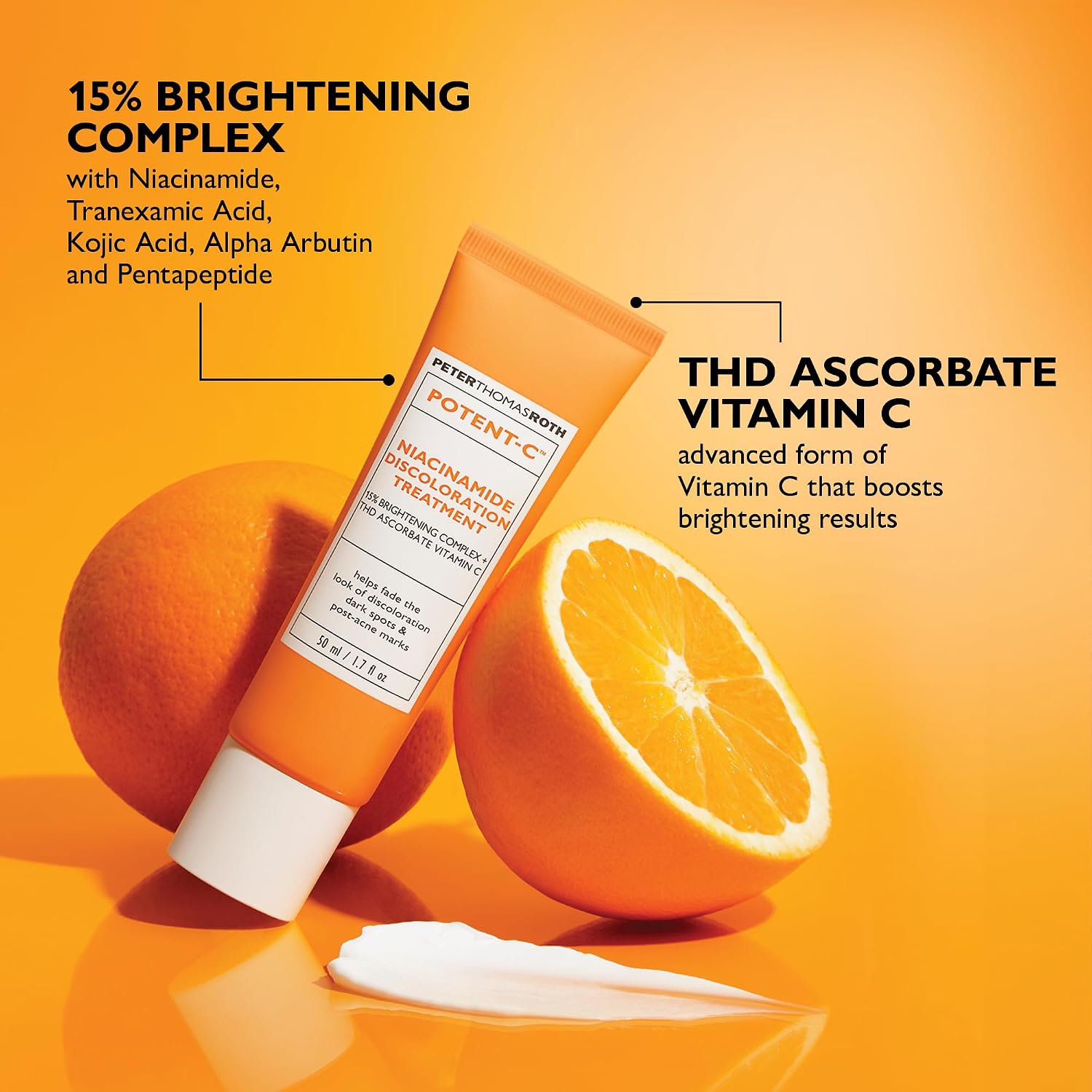 Peter Thomas Roth | Potent-C Niacinamide Discoloration Treatment for Discoloration, Dark Spots and Post-Acne Marks