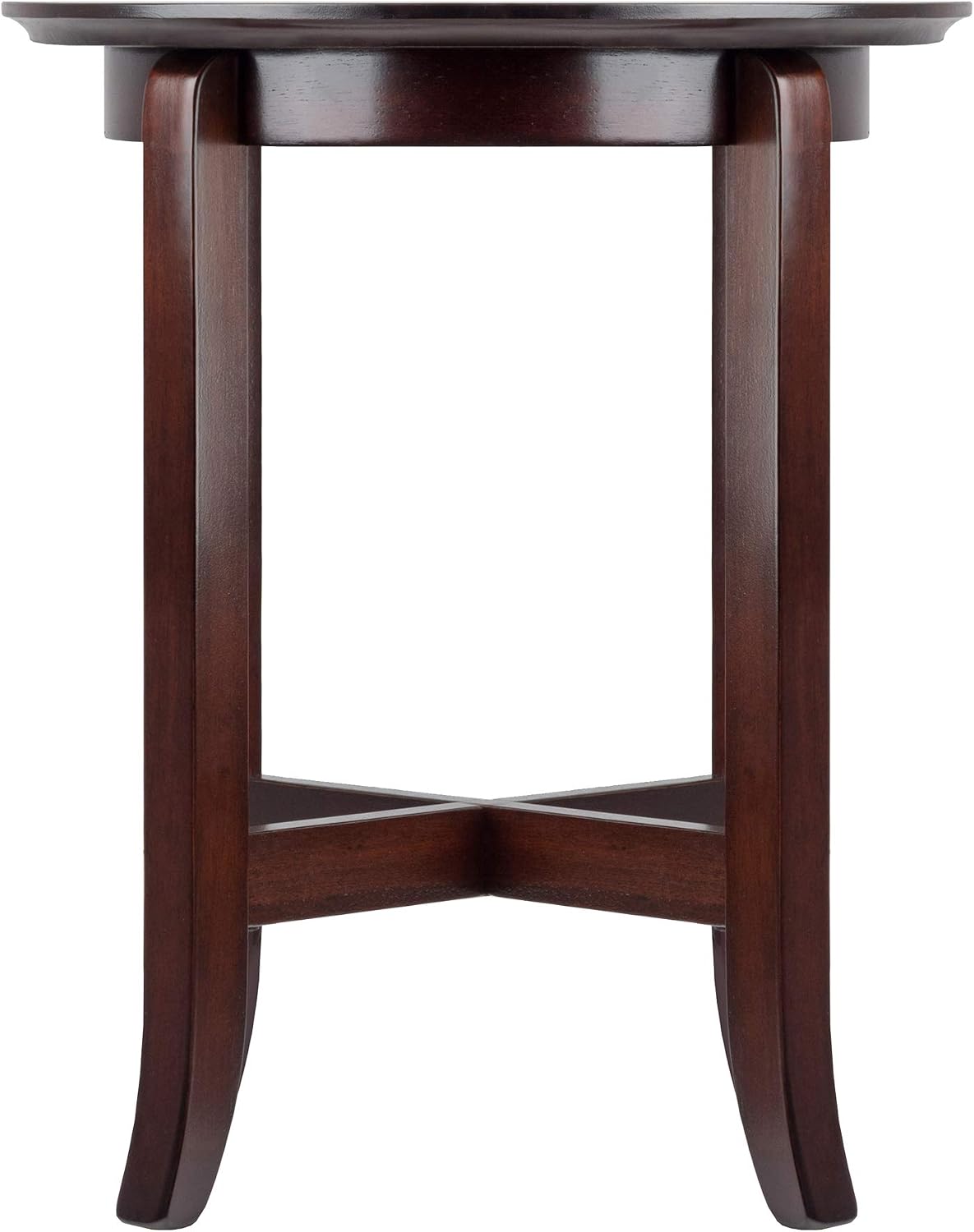 Winsome Toby Round End Table | Small Practical and Elegant Round Table for Bedroom, Den, or Living Room, Furniture Essentials for New Homes