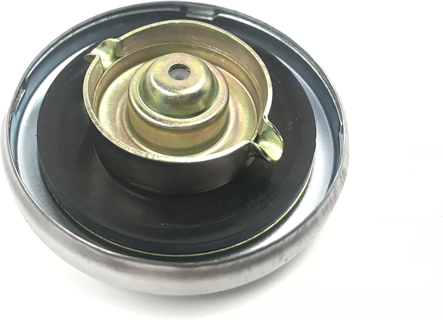 JSD 5 Gallons 8”x24“ Aluminum Spun Round Fuel Gas Tank Cell Fuel Tank with Bracket End Fill 1/4" NPT Outlet