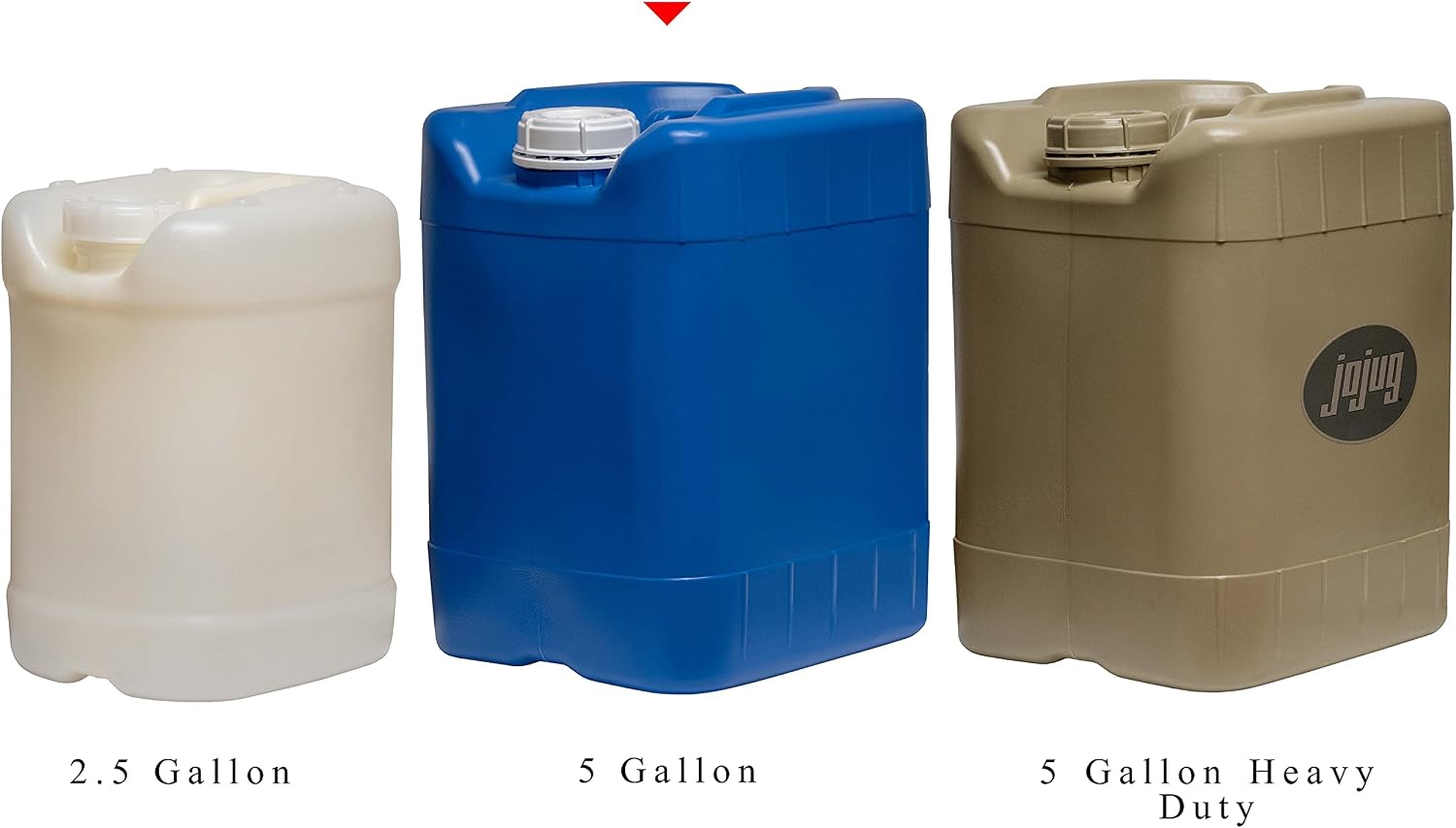 API Kirk Containers 5 Gallon Samson Stackers, natural, 4-pack (20 gal) with One Spigot and Wrench
