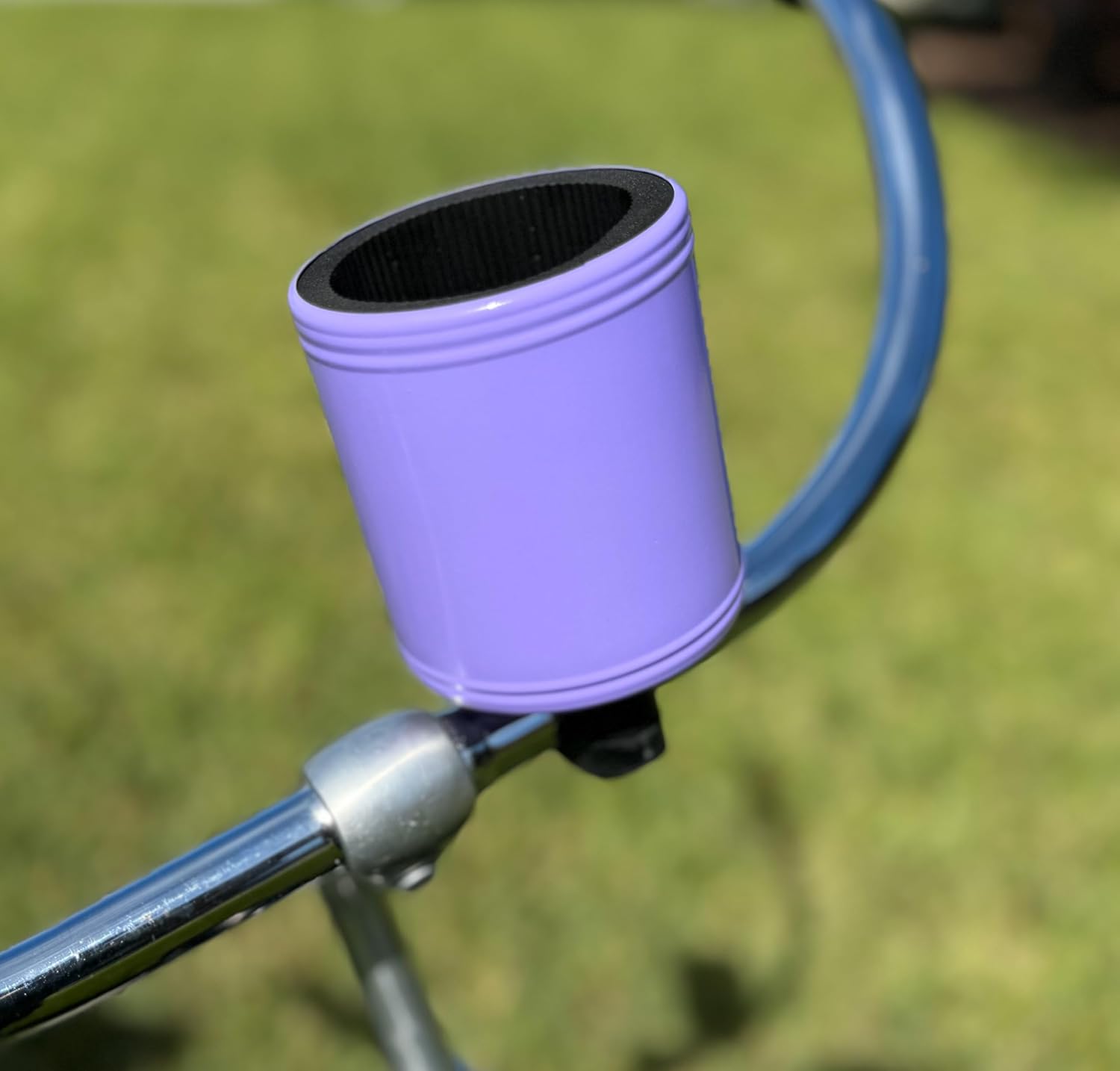 Kroozie 2.0 Bicycle Cup Holder - The Ultimate Bike Cup Holder for Beach Cruisers, E-Bikes, Scooters, Strollers – A premium stainless steel handlebar drink holder that lasts