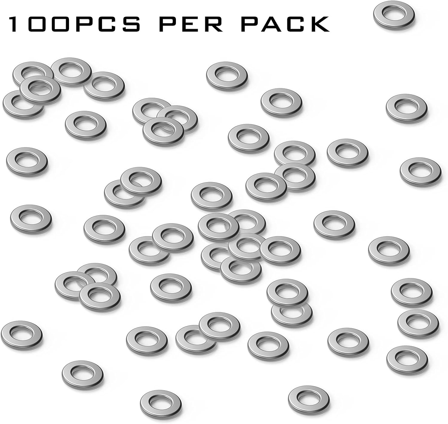 Maxcatch Fly Fishing Tippet Rings, 2.0mm, 100 PCS, for Leader and Tippet Line Connector