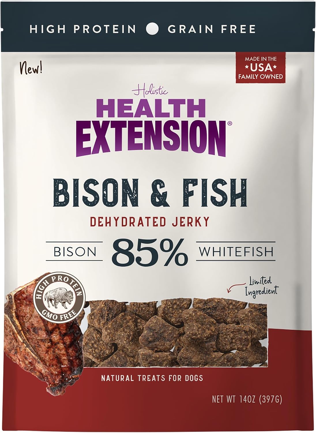 Health Extension Grain-Free Chicken Tenders Dog Treats, 4oz (113g) – Natural, Crispy Gourmet Training Treats for Adult Dogs and Puppies