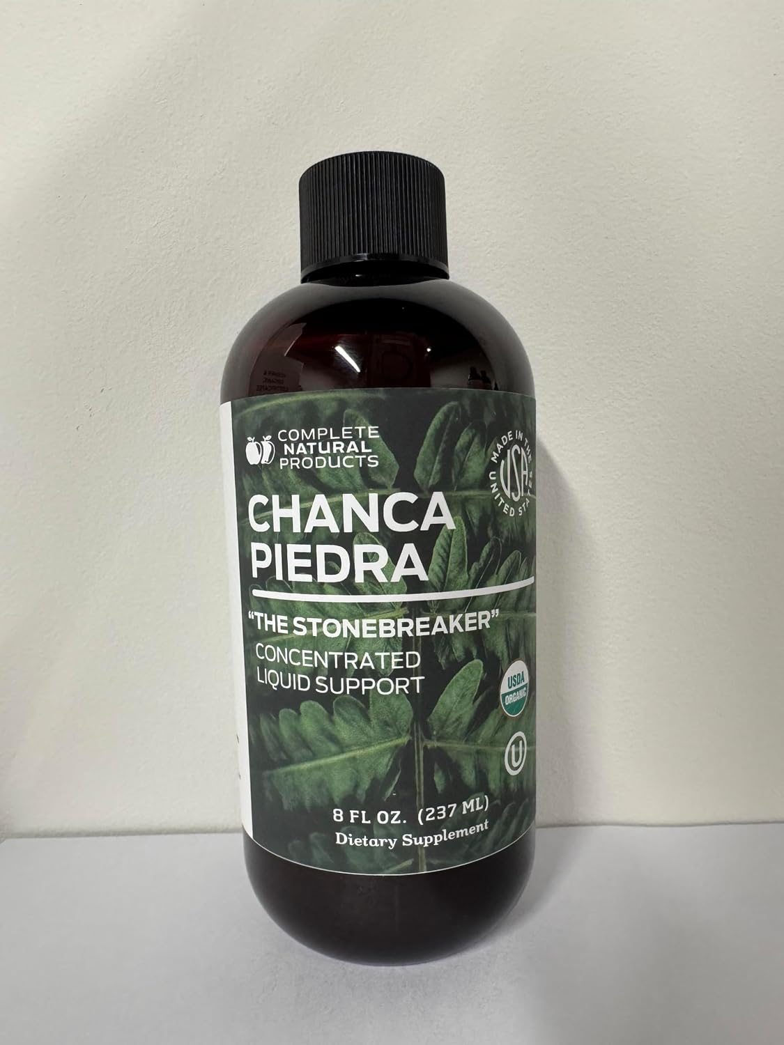 CNP | Chanca Piedra Organic Tincture 16oz - Stone Breaker, Kidney Support | Organic chanca piedra liquid extract for kidney cleanse support, stone breaker routines, alcohol free tincture made in USA