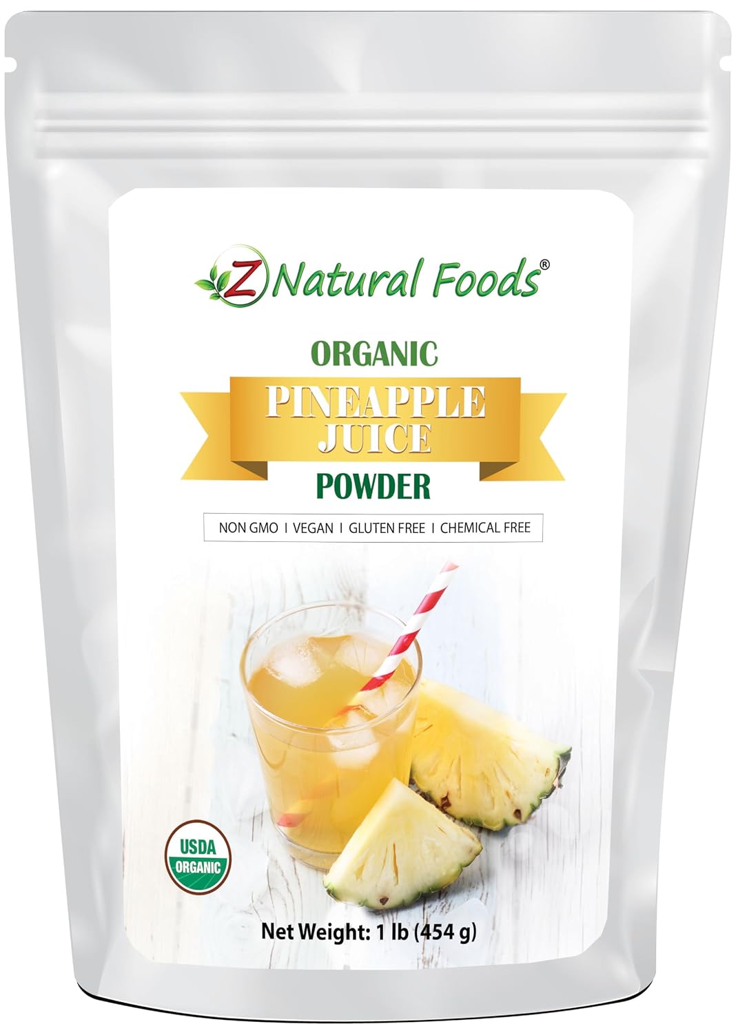 Z Natural Foods Organic Tart Cherry Juice Powder - Vegan, Kosher, 1 lb