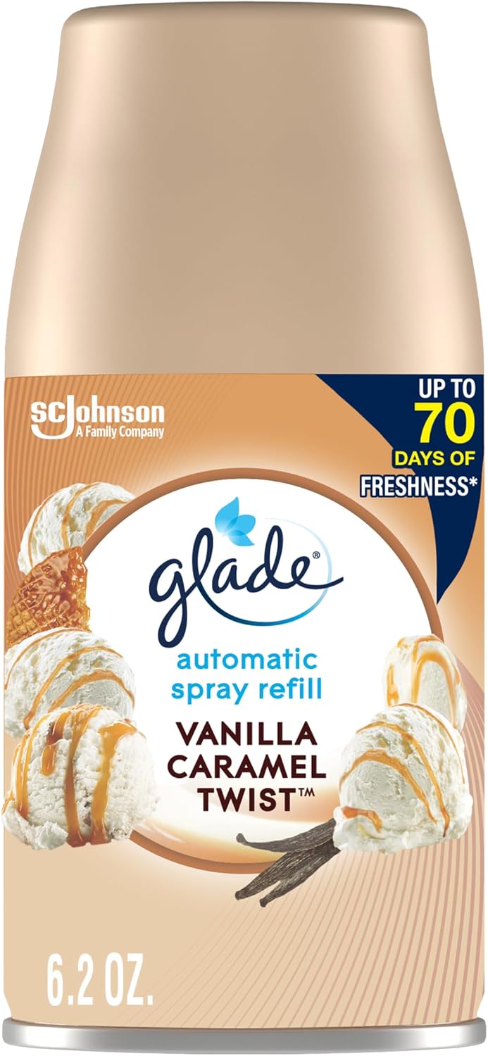 Glade Automatic Spray Refill, Air Freshener for Home and Bathroom, Cashmere Woods, 6.2 Oz