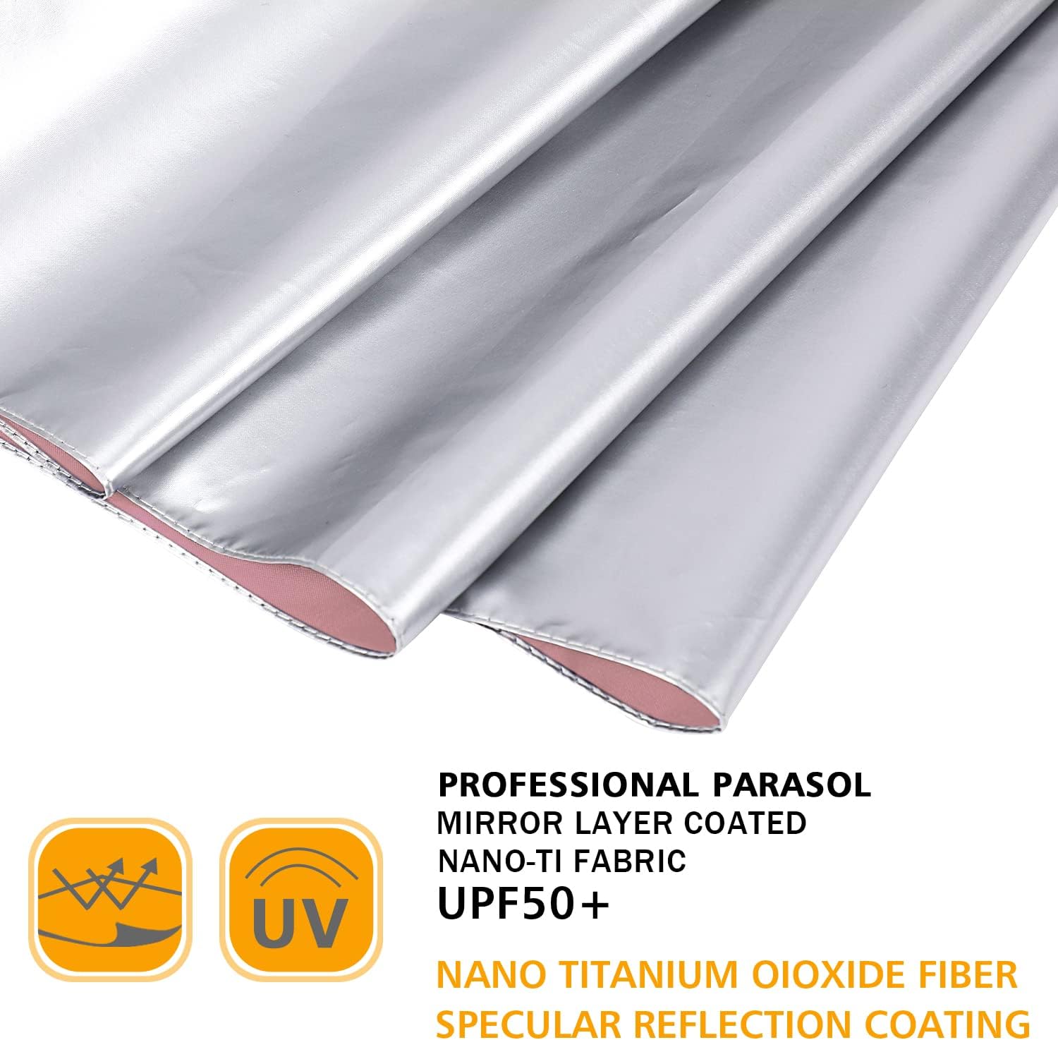 G4Free UPF 50+ UV Protection Travel Umbrella 42/46 Inch Auto Open Close