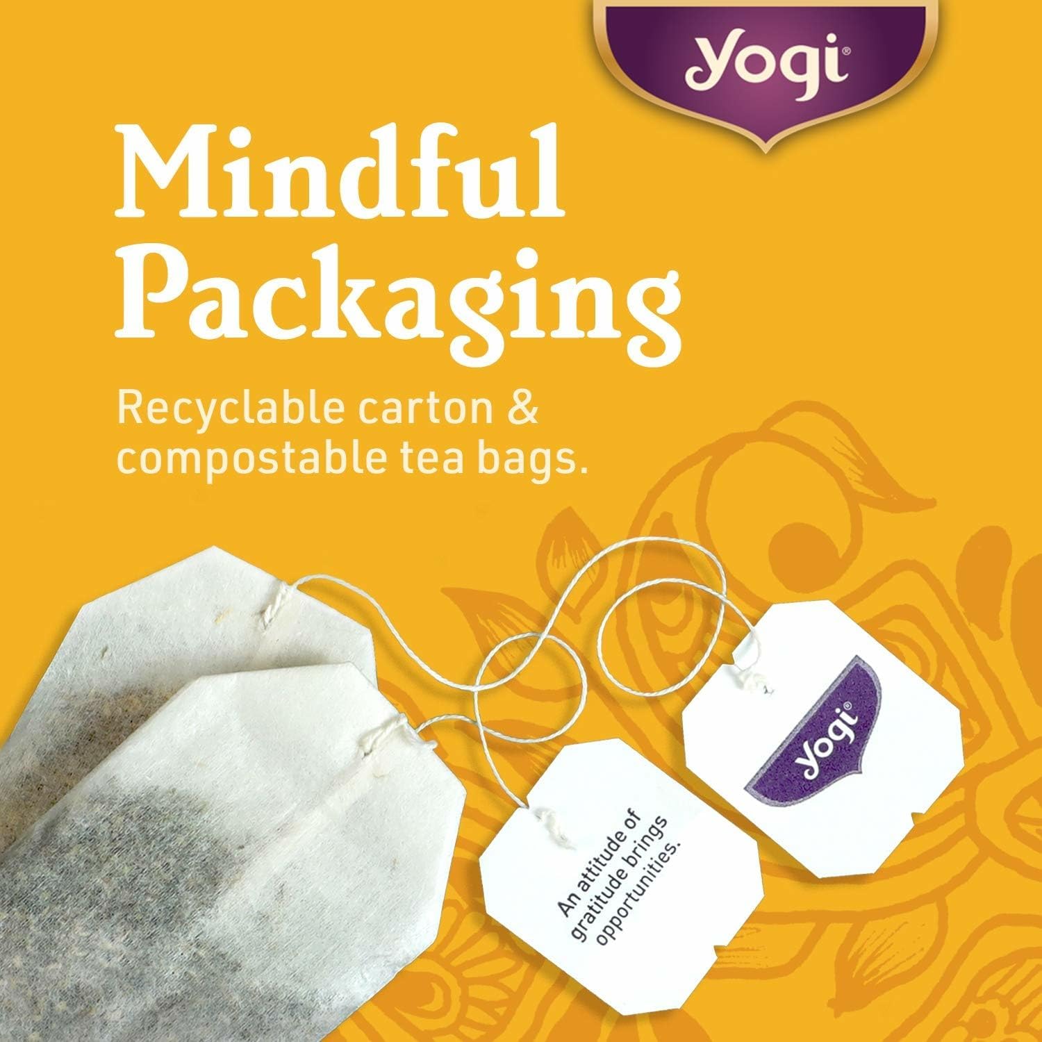 Yogi Pure Green Tea, 16 Tea Bags (6 Pack) | Organic Green Tea That Supports Overall Health and Provides Antioxidants