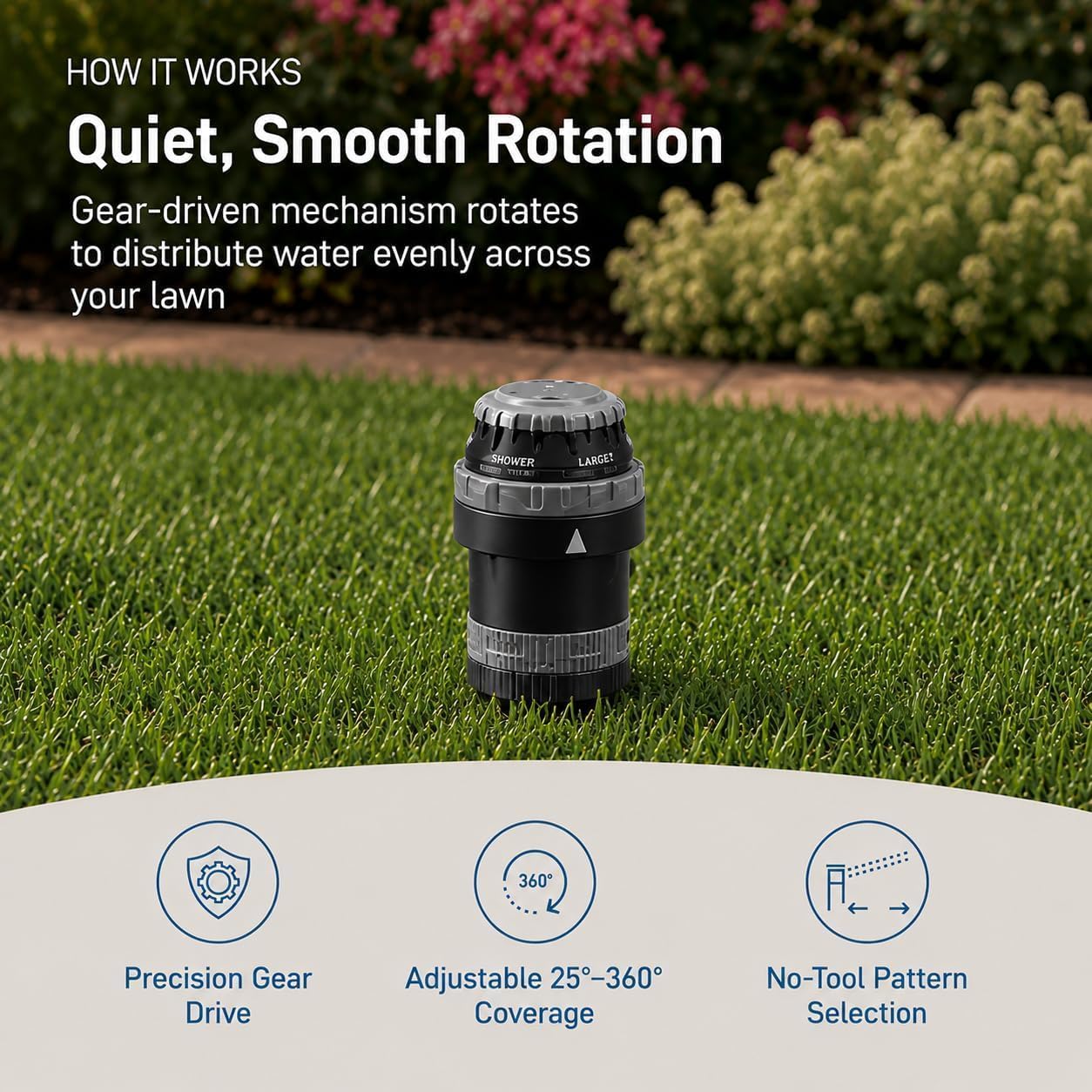 ORBIT Irrigation 27793 T-Post Fence Sprinkler (Adjustable)