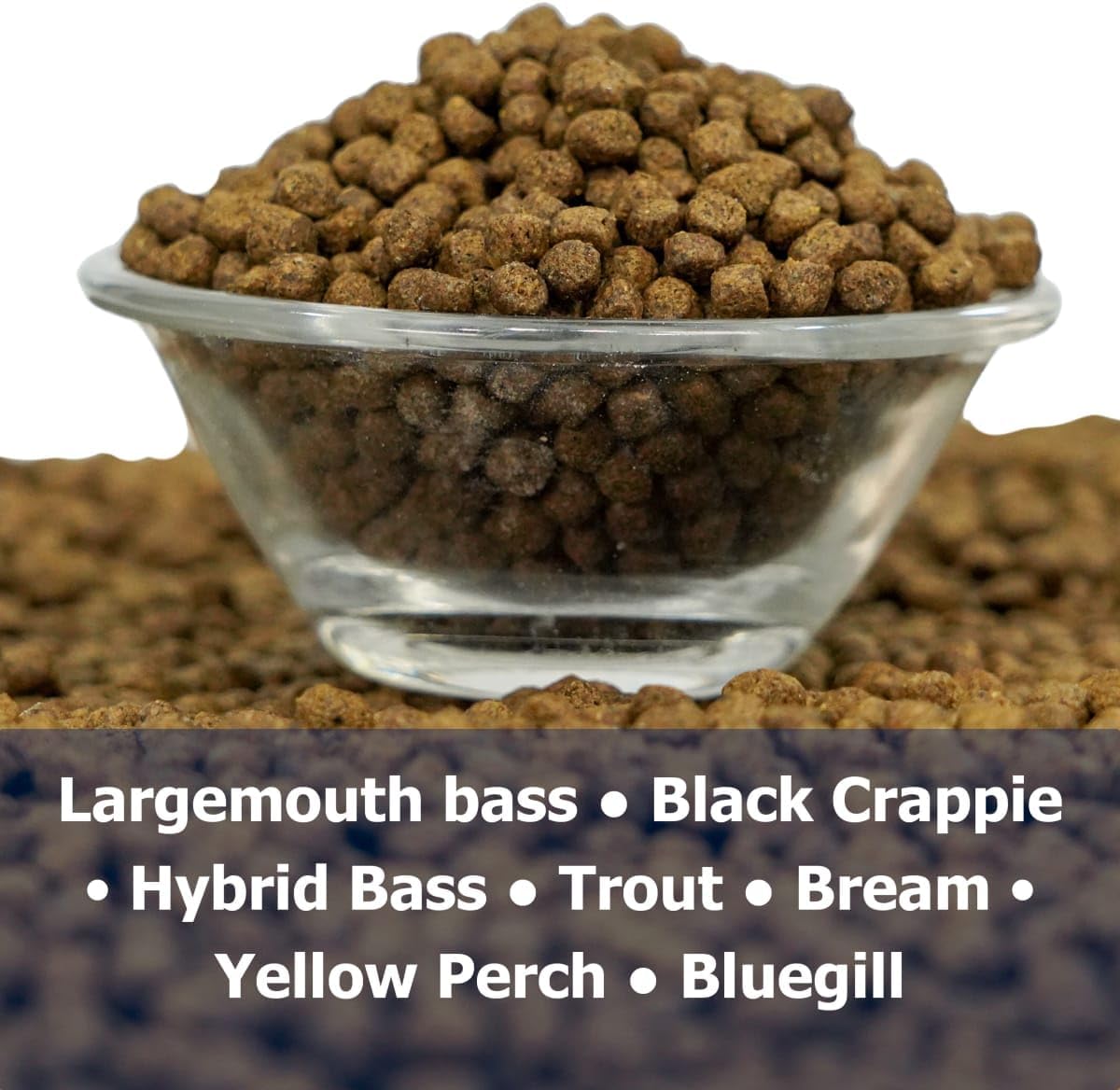 Natural Waterscapes Game Fish Food Variety | Pond and Lake Fish Food Pellets | 22 lb Bag | Feed to Bass, Bluegill, Trout, Catfish