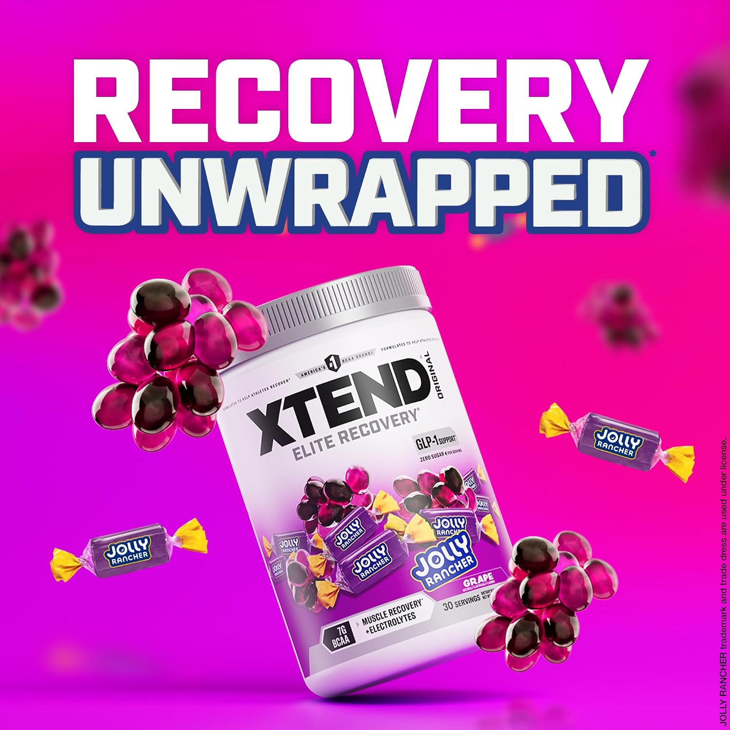 Xtend Original BCAA Powder, 7g BCAAs and 2.5g L-Glutamine for Muscle Recovery Hydration and Lean Muscle, Sugar Free Intra and Post Workout Drink with Electrolytes, Watermelon Explosion, 30 Servings