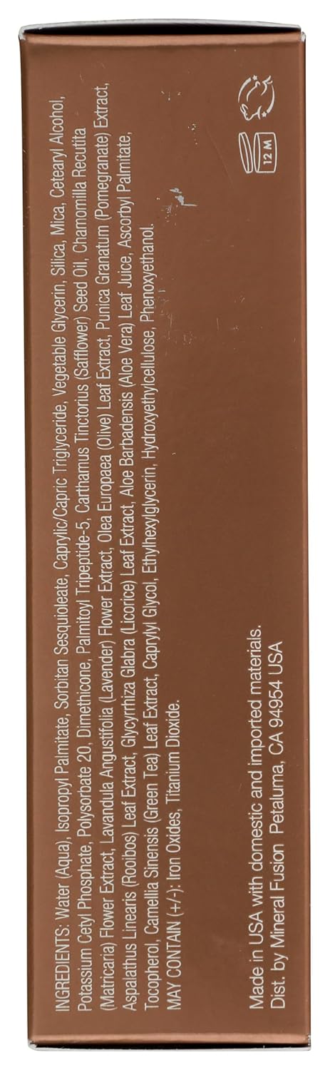 Mineral Fusion Full Coverage Liquid Foundation (Cool 1, Fair), 1 Fl Oz