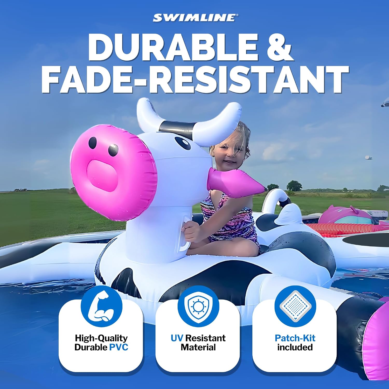 SWIMLINE Original Giant Inflatable Pool Float Floatie Ride-On