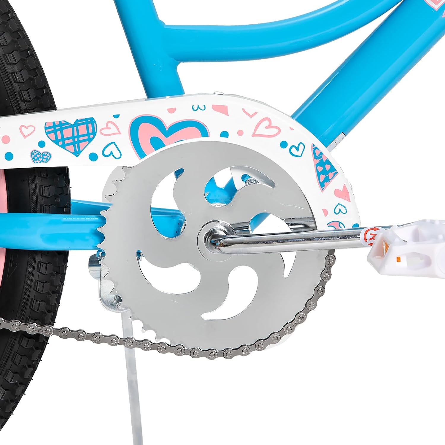 JOYSTAR Angel Girls Bike for Toddlers and Kids Ages 2-12 Years | 12-20 Inch Kids Bike with Training Wheels & Basket, 20 24“ Bicycle with Kickstand