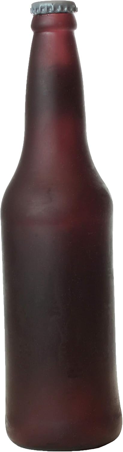 SILLY SQUEAKERS Tuffy Beer Bottle Dog Toy: Squeaky Dog Toy, Washable and Floats, Vinyl