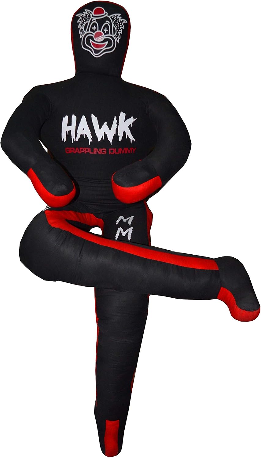 Hawk Sports Clown Grappling Dummy for Combat Sports Mastery, Moveable and Strikeable Punching Dummy for Adults, 5 ft. Boxing Dummy for MMA Jiu-Jitsu