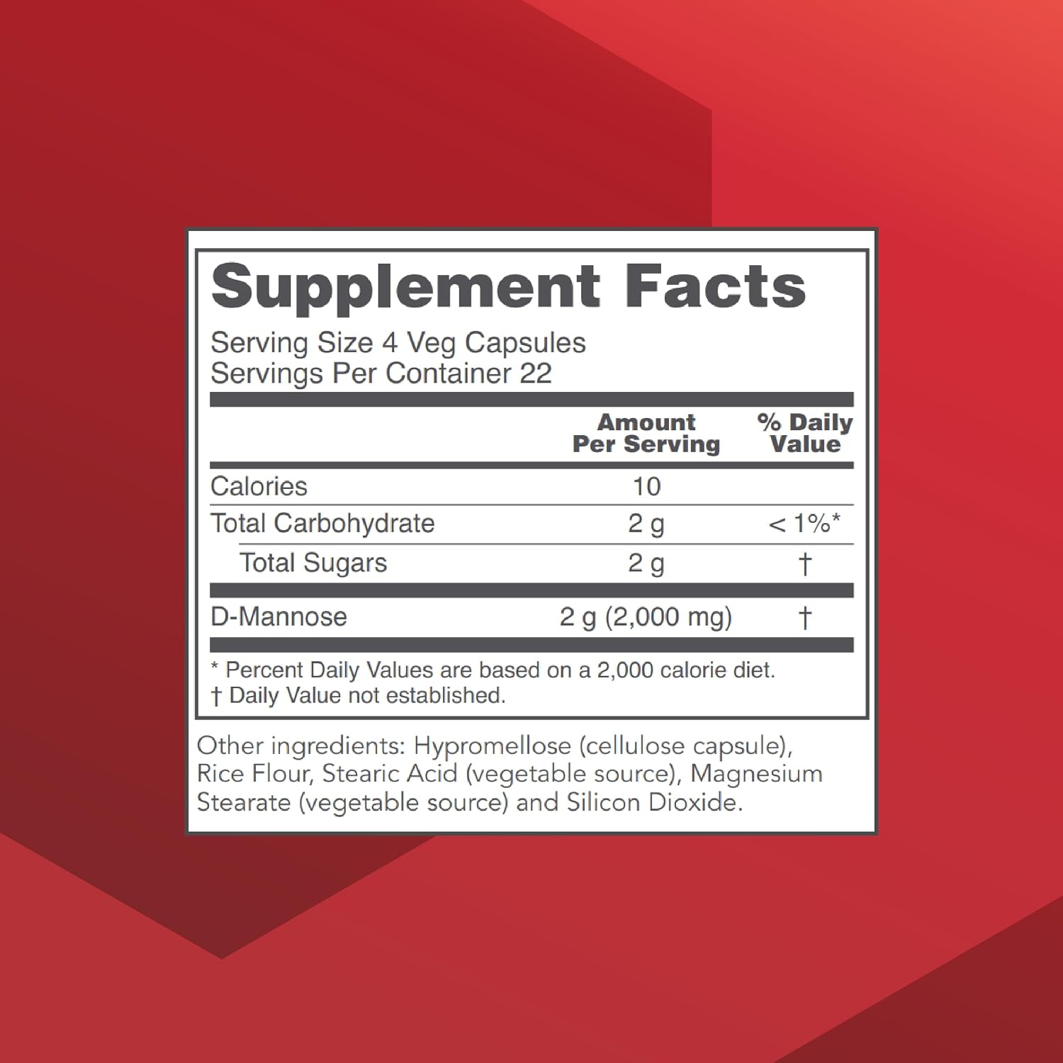 Protocol for Life Balance D-Mannose - 500mg - Bladder Cleanse - Support Healthy Urinary Tract* - For Men & Women - Kosher & Non-GMO - 90 Veg Capsules