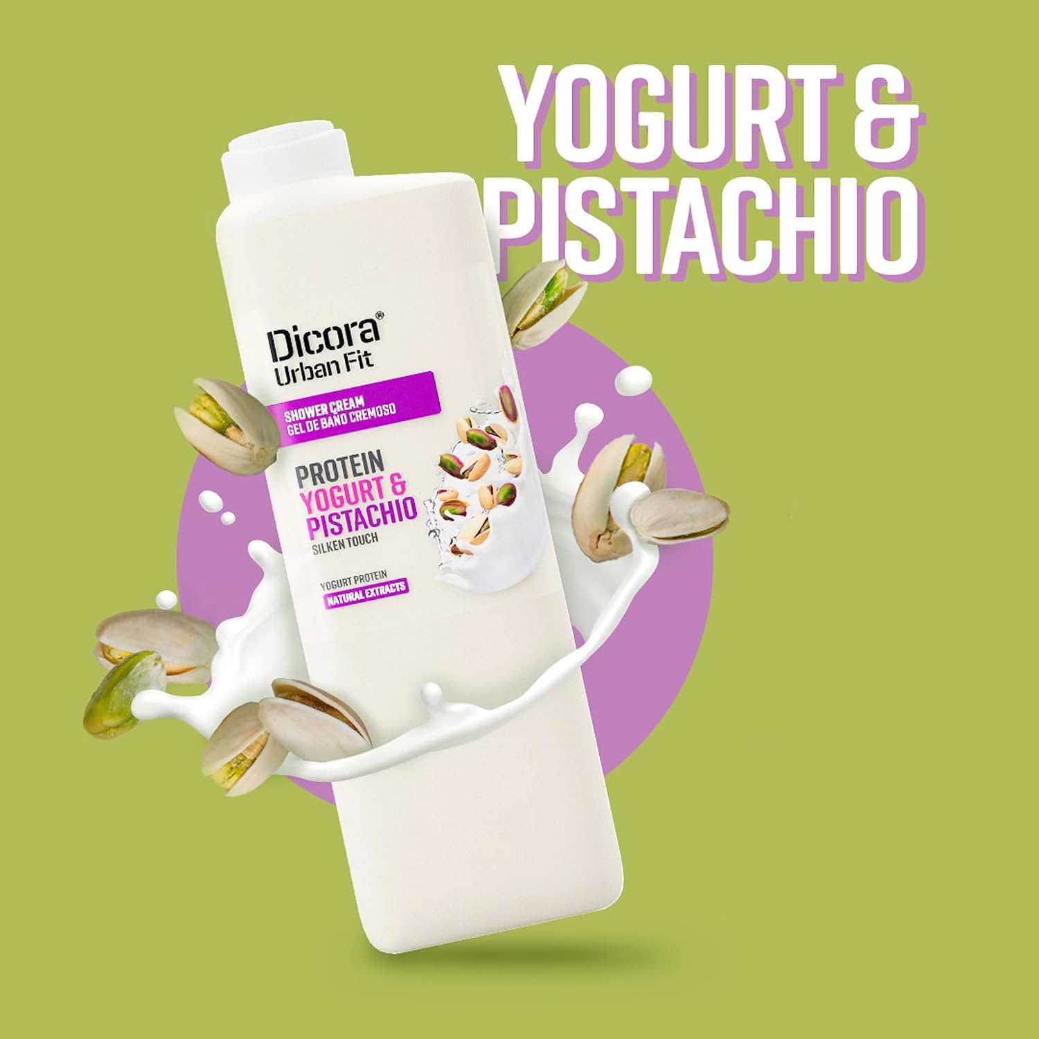 Dicora Urban Fit Shower Gel - Women and Mens Body Wash for All-Day Hydration - Prevents Premature Aging with Vitamin C - Citrus and Peach - 25.4 oz