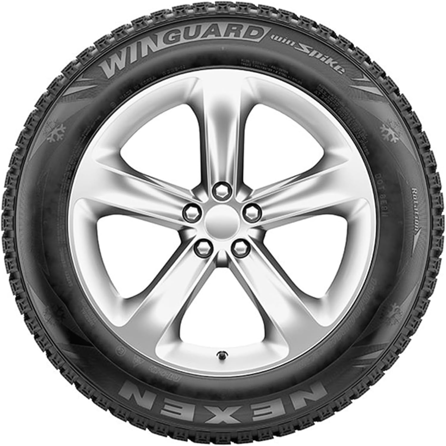 Nexen NPriz AH5 All- Season Radial Tire-225/75R15 102S | Truck/SUV Touring All Season Traction 102S Rated Standard Load Radial Construction White Sidewall Tire