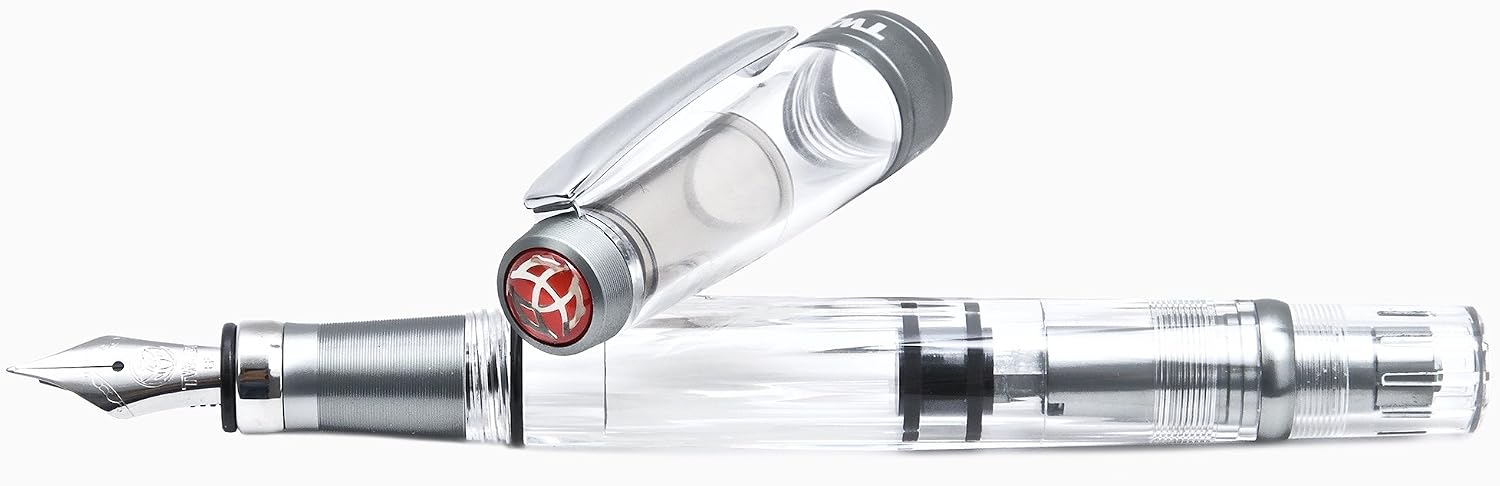 TWSBI Diamond 580ALR Nickel Gray Fountain Pen Nib F
