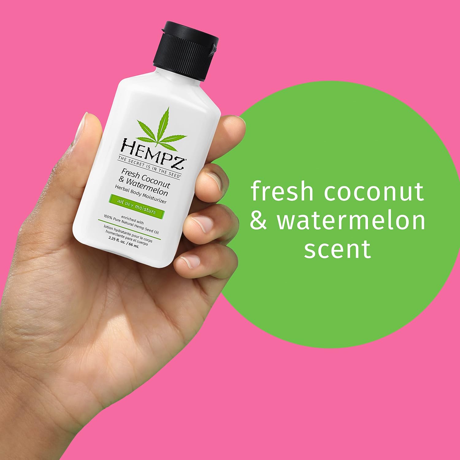 HEMPZ Body Lotion - Sweet Pineapple and Honey Melon - Daily Moisturizing Cream - 17oz