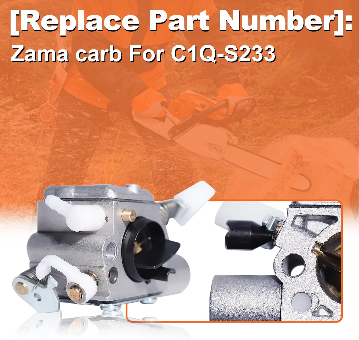 Carburetor Carb Air Filter Maintenance Kit for Stihl MS251 MS251C MS241 MS241C MS231 MS231C Chainsaw Parts 1143 120 0617 Zama C1Q-S233