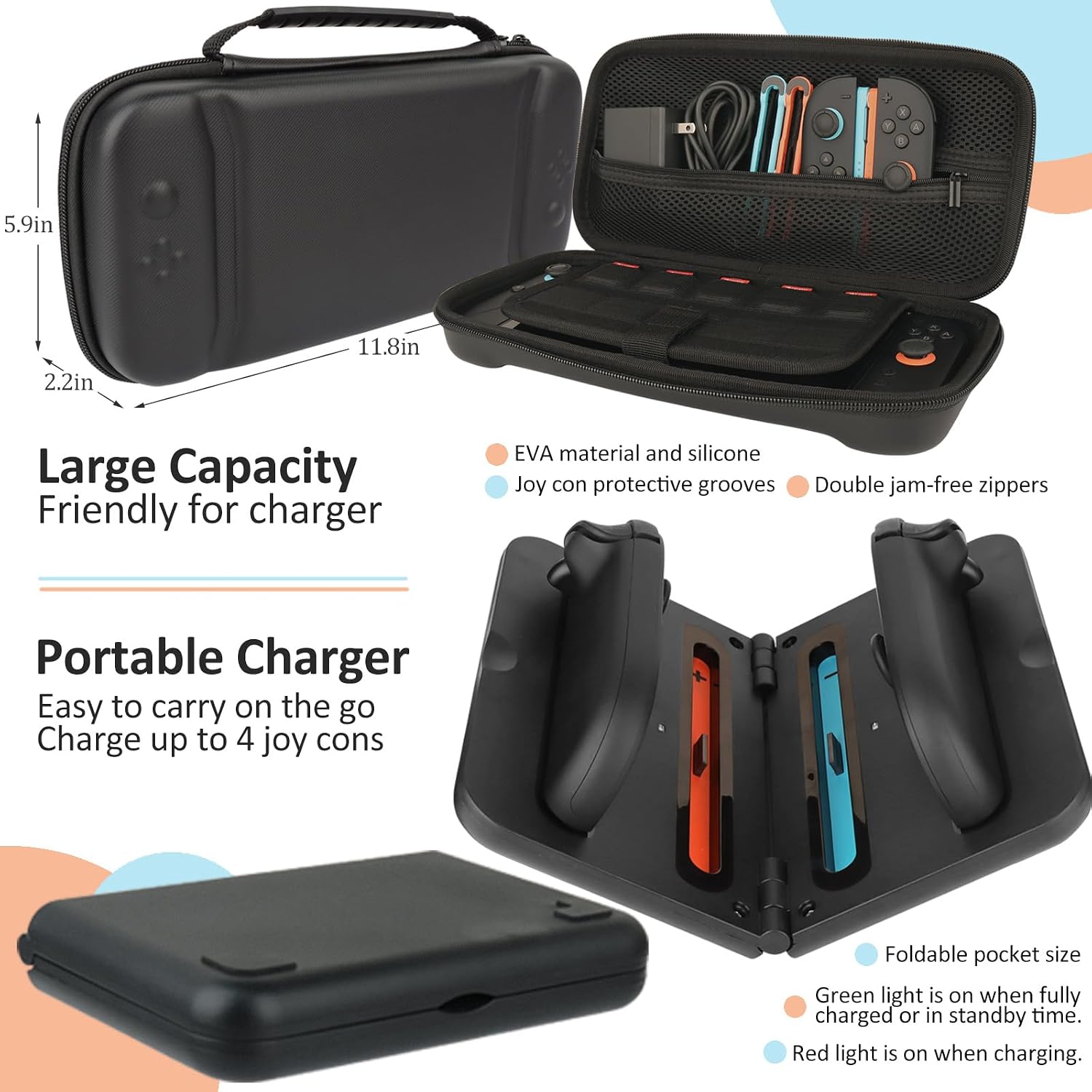 Switch Accessories - Family Bundle Accessories for Nintendo Switch