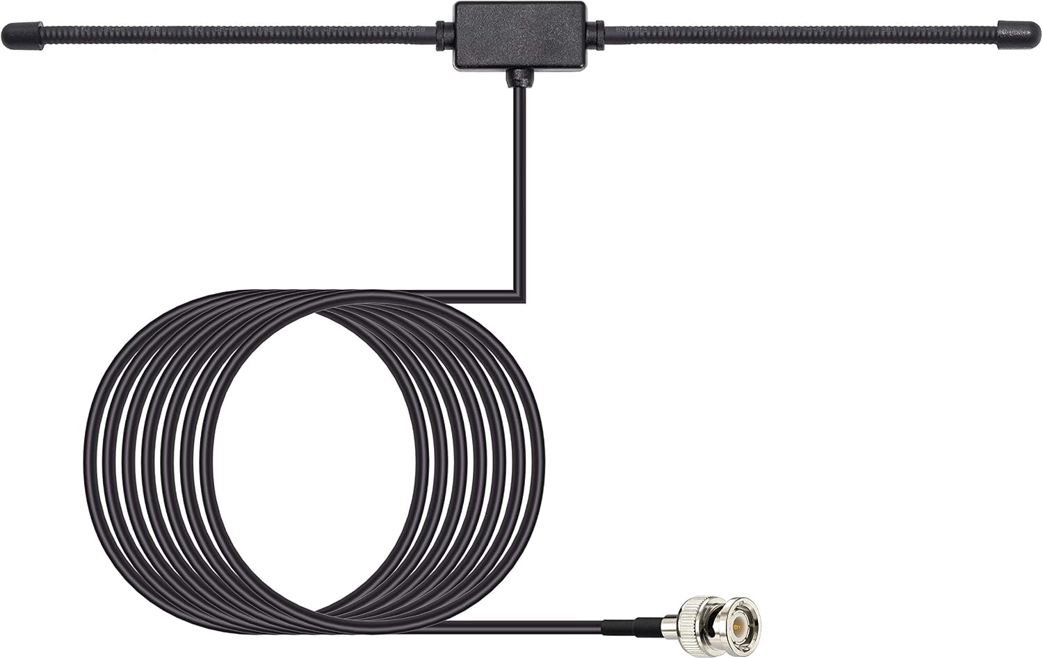 Bingfu Police Radio Scanner Dipole Antenna 20-1300MHz Adhesive Mount BNC Male， Vehicle Mobile Ham Amateur Antenna Compatible with Uniden Bearcat