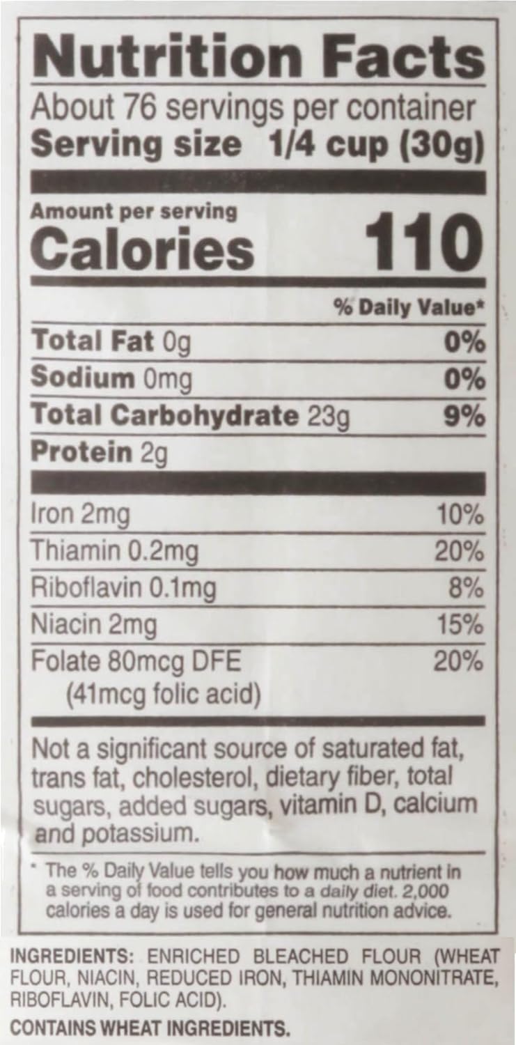 White Lily All Purpose Flour, 5 Pound Bag – Non-GMO, Kosher | Enriched Bleached Flour for Baking, Biscuits, Cookies, Cakes & Everyday Recipes