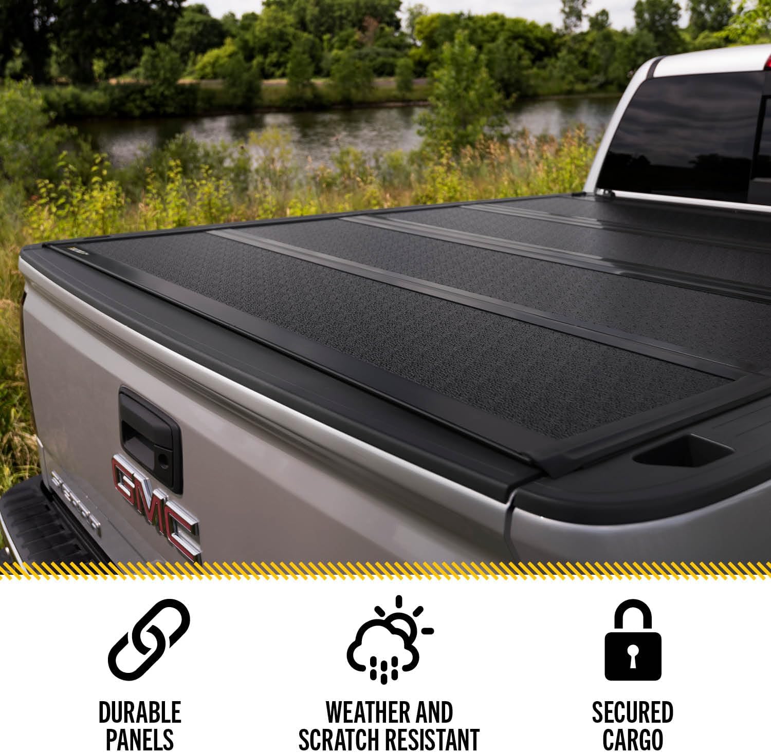 BAK BAKFlip F1 Hard Folding Truck Bed Tonneau Cover | 772108 | Fits 2002 - 2013 Chevy/Cadillac Avalanche/Escalade EXT