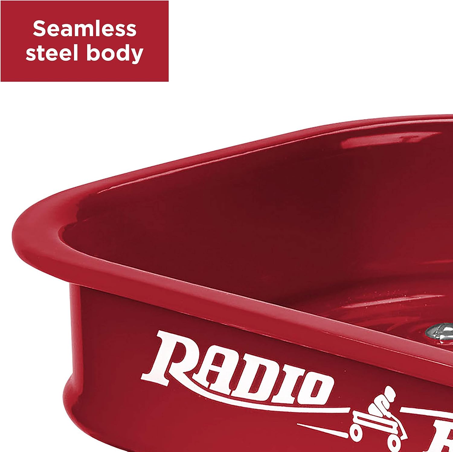 Radio Flyer Mini Classic Red Wagon for Kids, 12.5" Toy Wagon Ages Aged 1.5+ | Play-Size Version of the Classic, Durable Rolling Wheels & Steel Body, Working Handle, Toys, Crafts & Gift Displays