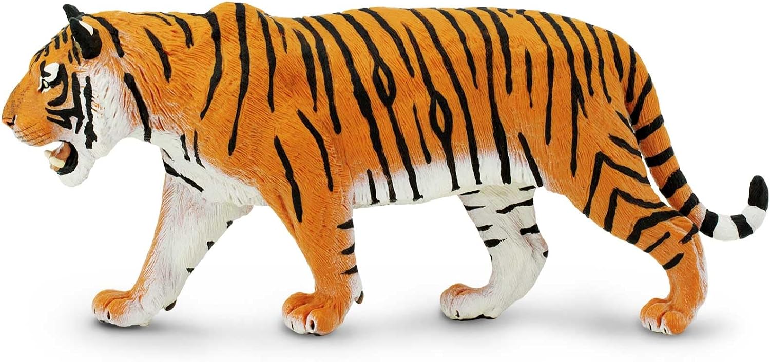 Safari Ltd. Siberian Tiger Figurine - Realistic 10.5" Figure - Educational Toy for Boys, Girls and Kids Ages 1+