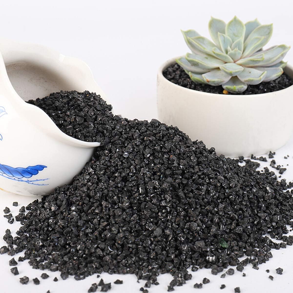 Mix Horticultural Lava Pebbles Pumice Potting Soil Amendment Succulent Cactus Bonsai Gritty Rock Decorative Gravel Plant Drainage Volcanic Rock for Terrarium Fairy Gardening Top Dressing 2.2lb