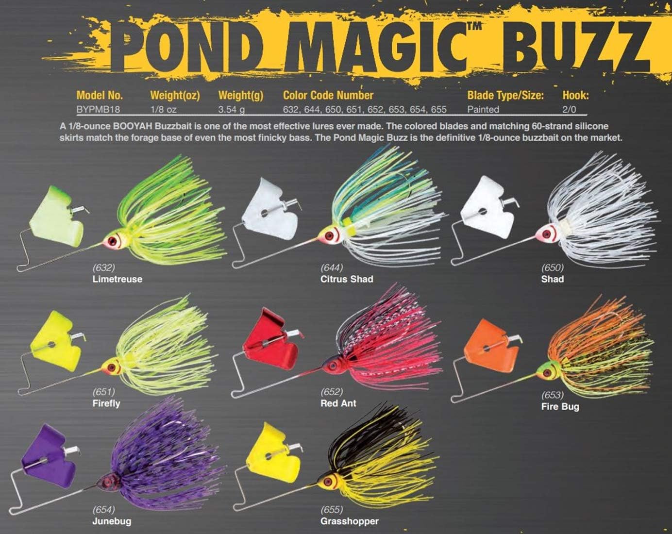 BOOYAH Pond Magic Small-Water Spinner-Bait Bass Fishing Lure