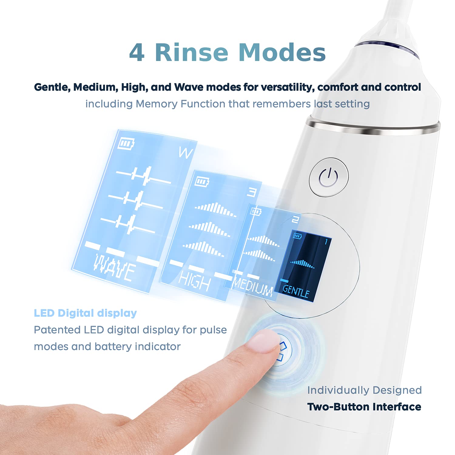 SinuPulse Traveler with 30 Sinuair Packets - Cordless Pulsating Nasal Irrigation Sinus Rinse System, Space Saving Cleaner & Relief Machine for Travel