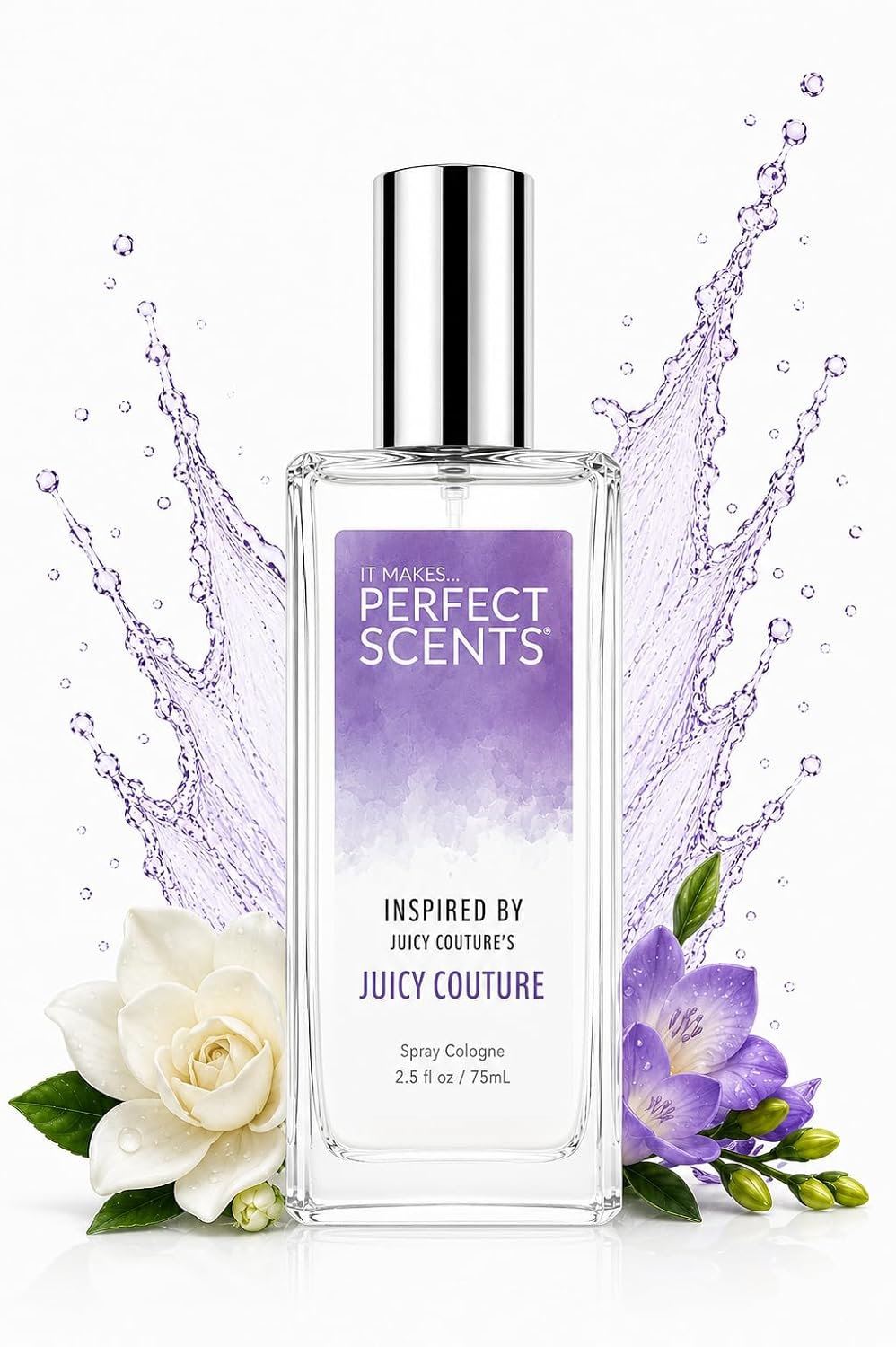 Perfect Scents Fragrances, Inspired by Juicy Couture's Juicy Couture, Women’s Eau de Toilette, Vegan, Paraben-Free, Phthalate-Free, Never Tested on Animals, 2.5 Fluid Ounces