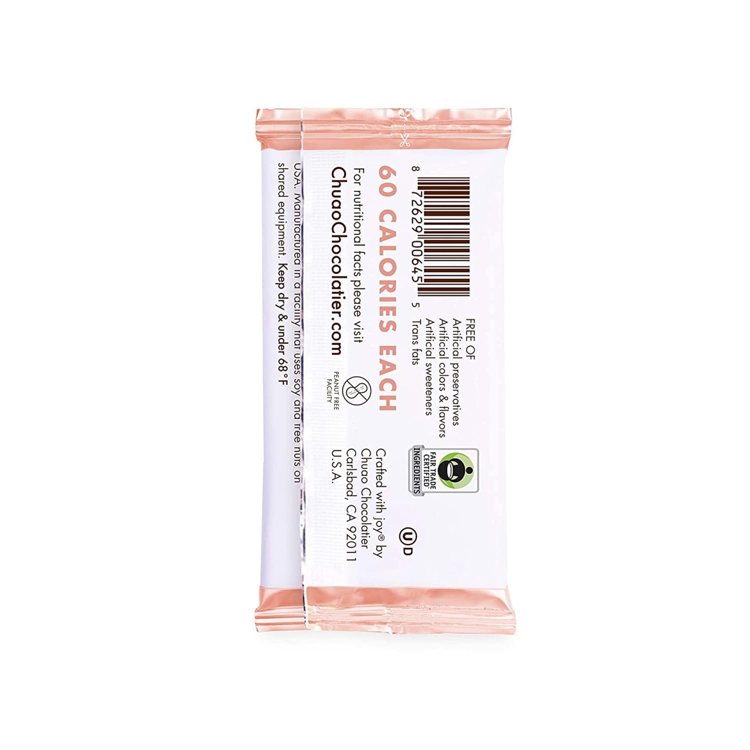 Chuao Chocolatier Sweet & Salty Milk Chocolate Mini Bars | Gourmet Sea Salt European No Preservatives | For Gift Baskets, Gifts for Women, Men | 100 Pack