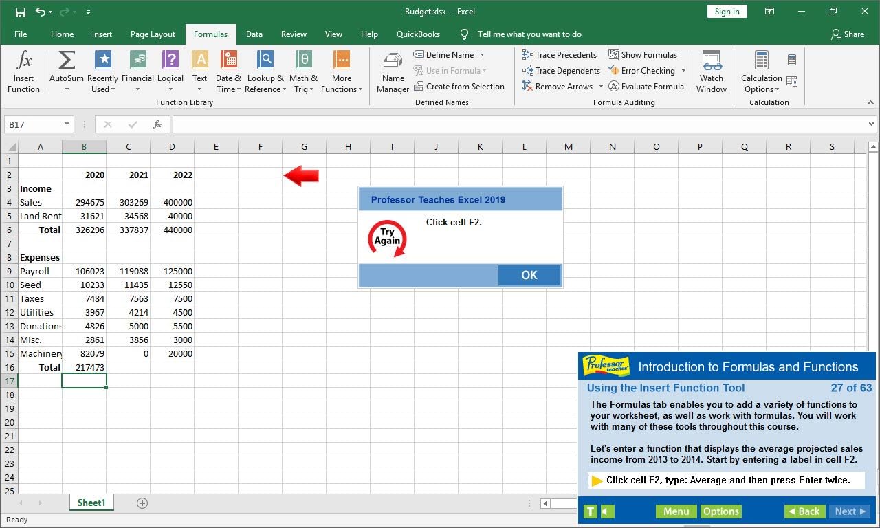 Professor Teaches Office 2019 & Windows 10 - Training Software for Microsoft Office & Windows 10 Includes Interactive Training for Word, Excel
