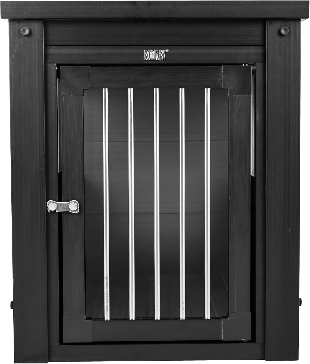 New Age Pet ecoFLEX Pet Crate/End Table, Small, Grey, Model:EHHC405S