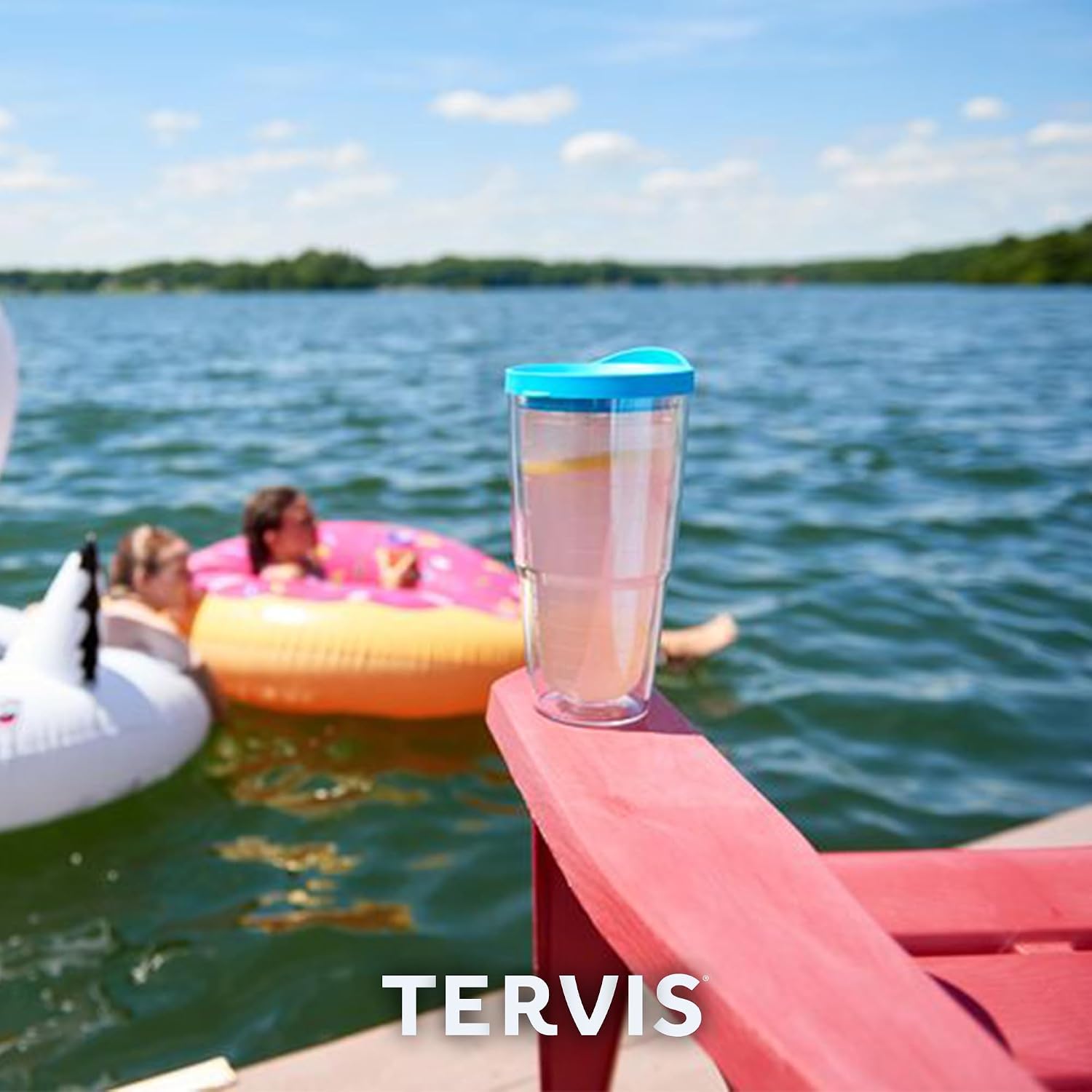 Tervis Plastic 1069599 Coca-Cola - Diet Coke Tumbler with Wrap and Frosted Lid 24oz, Clear