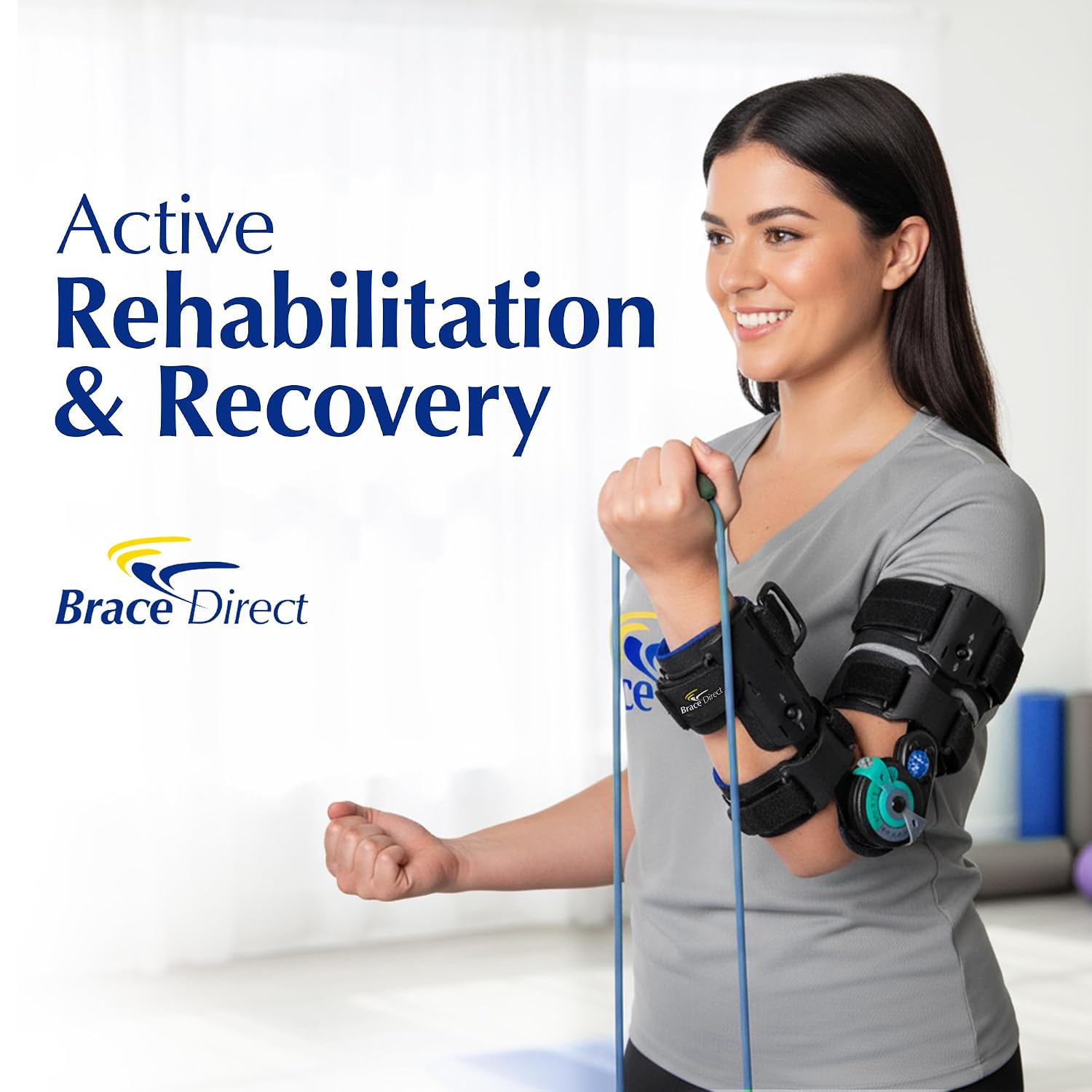Hinged Elbow Brace, Arm Immobilizer & Stabilizer, L3761 | Elbow support brace that aids post-op recovery & tendon repair