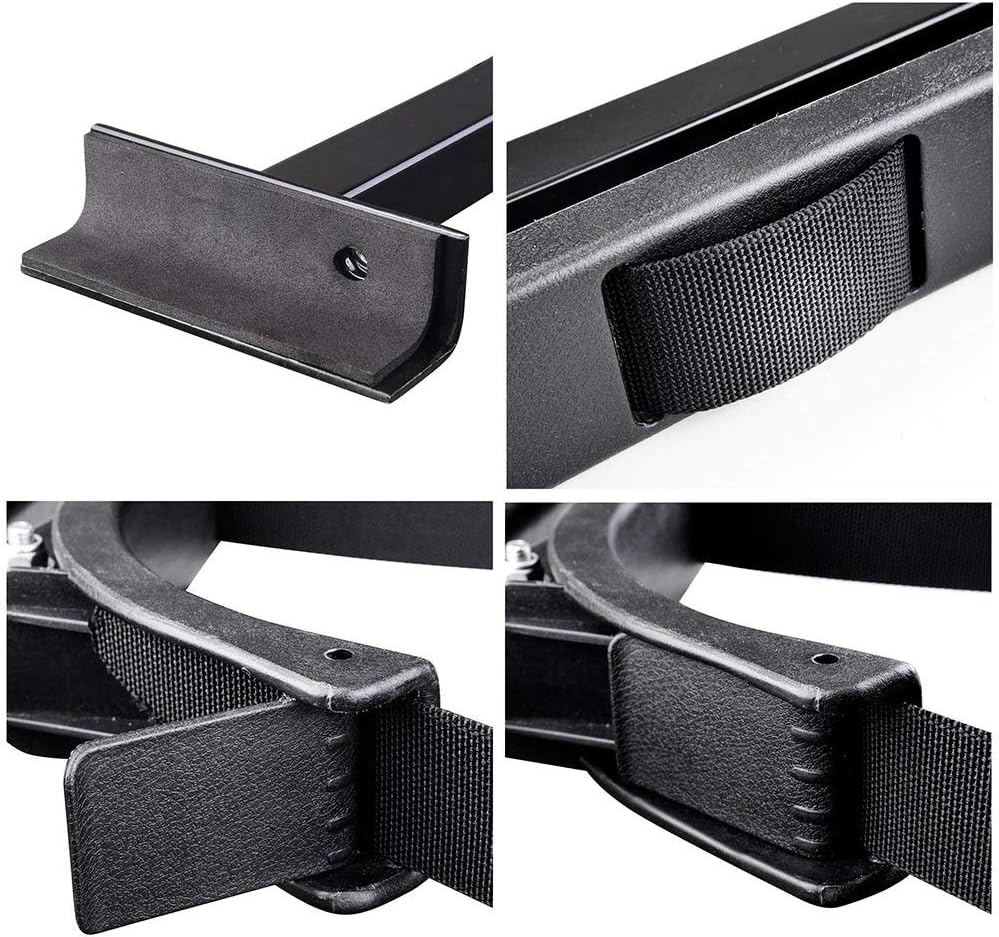 AW Universal Golf Bag Attachment Golf Bag Holder Bracket Rack for Golf Cart | Rear Seat Black