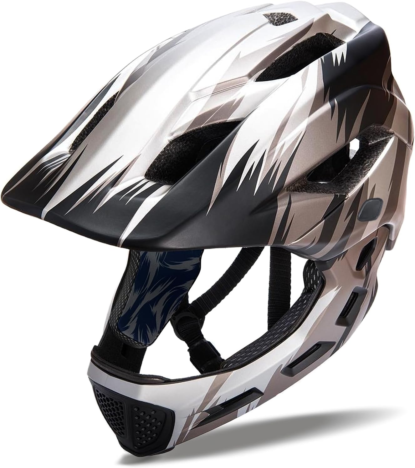 Toddler and Kids Full Face Bike Helmet Girl and Boy BMX