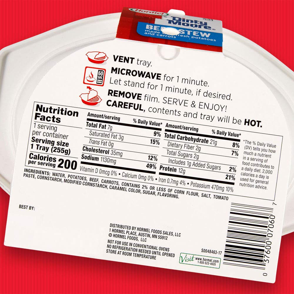 Dinty Moore Plus Beef Stew, 9 Oz