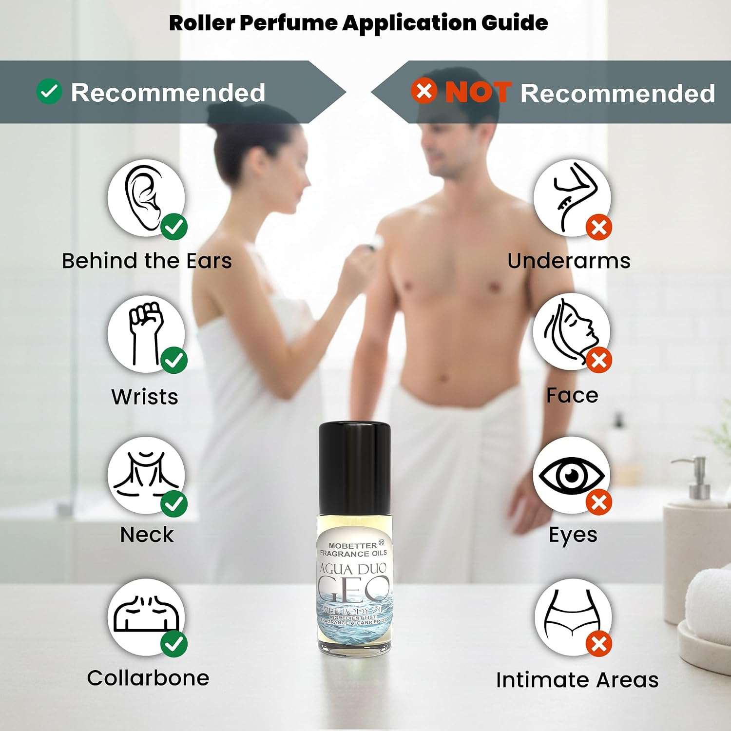 MOBETTER FRAGRANCE OILS Agua Duo Geo Men Fragrance Body Oil