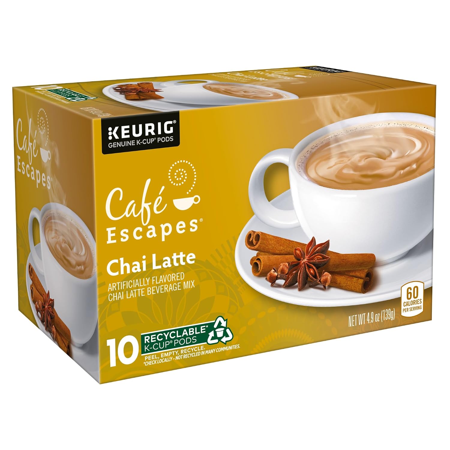 Cafe Escapes Milk Chocolate Hot Cocoa Keurig Single-Serve K-Cup Pods, 96 Count
