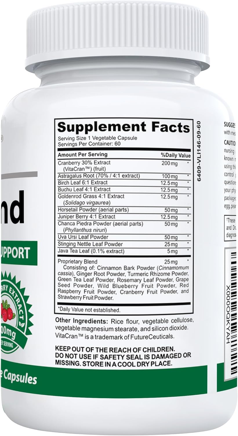 KidneyKind #1 Kidney Support and Detox Supplement | Kidney Cleanse for Bladder & Urinary Health | Buchu, Juniper, Uva Ursi, Cranberry