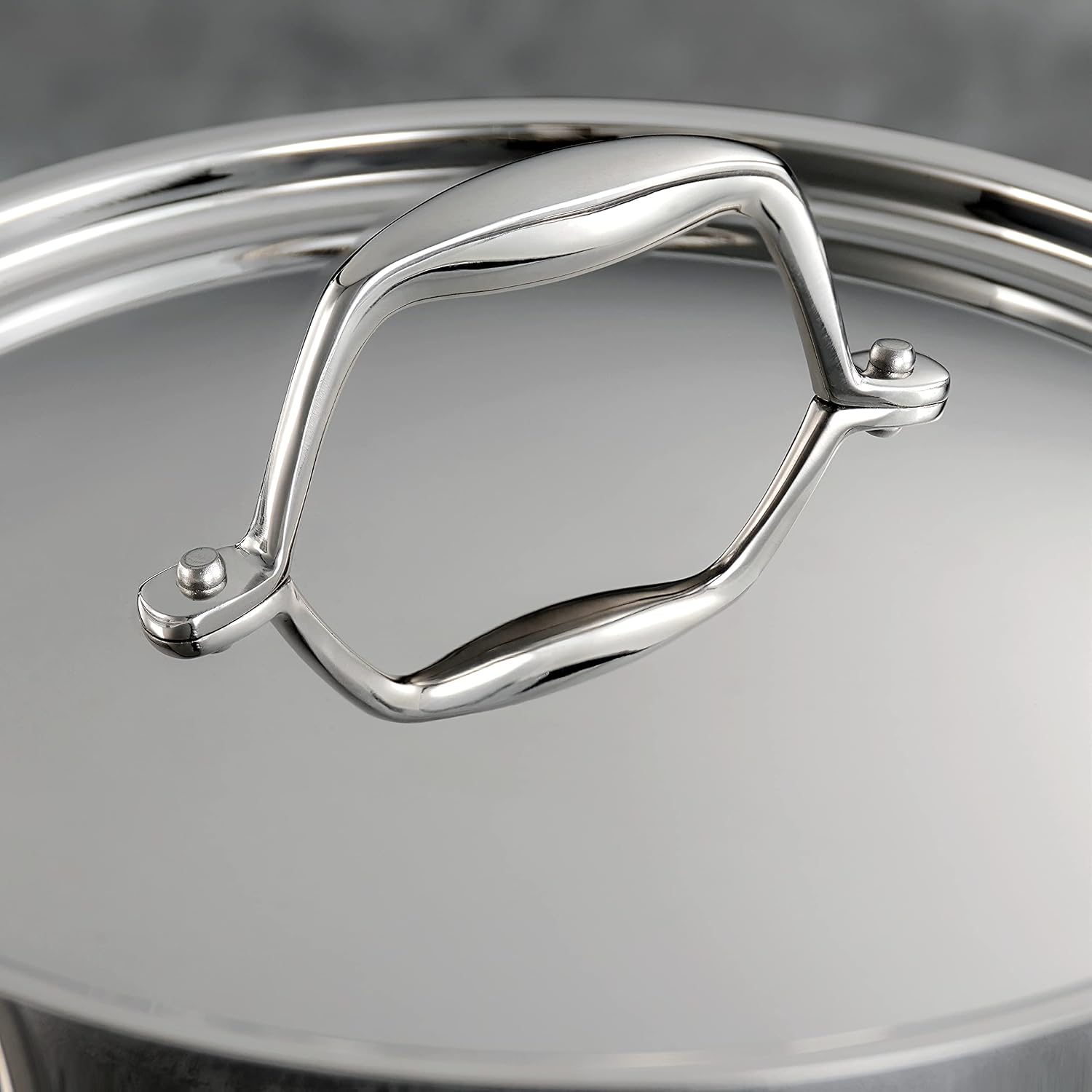 Tramontina Signature Tri-Ply Clad Stainless Steel 8-Pc Pots and Pans Set | Cookware Kitchen Set, Induction-Ready, Dishwasher-Safe, NSF-Certified, Made in Brazil