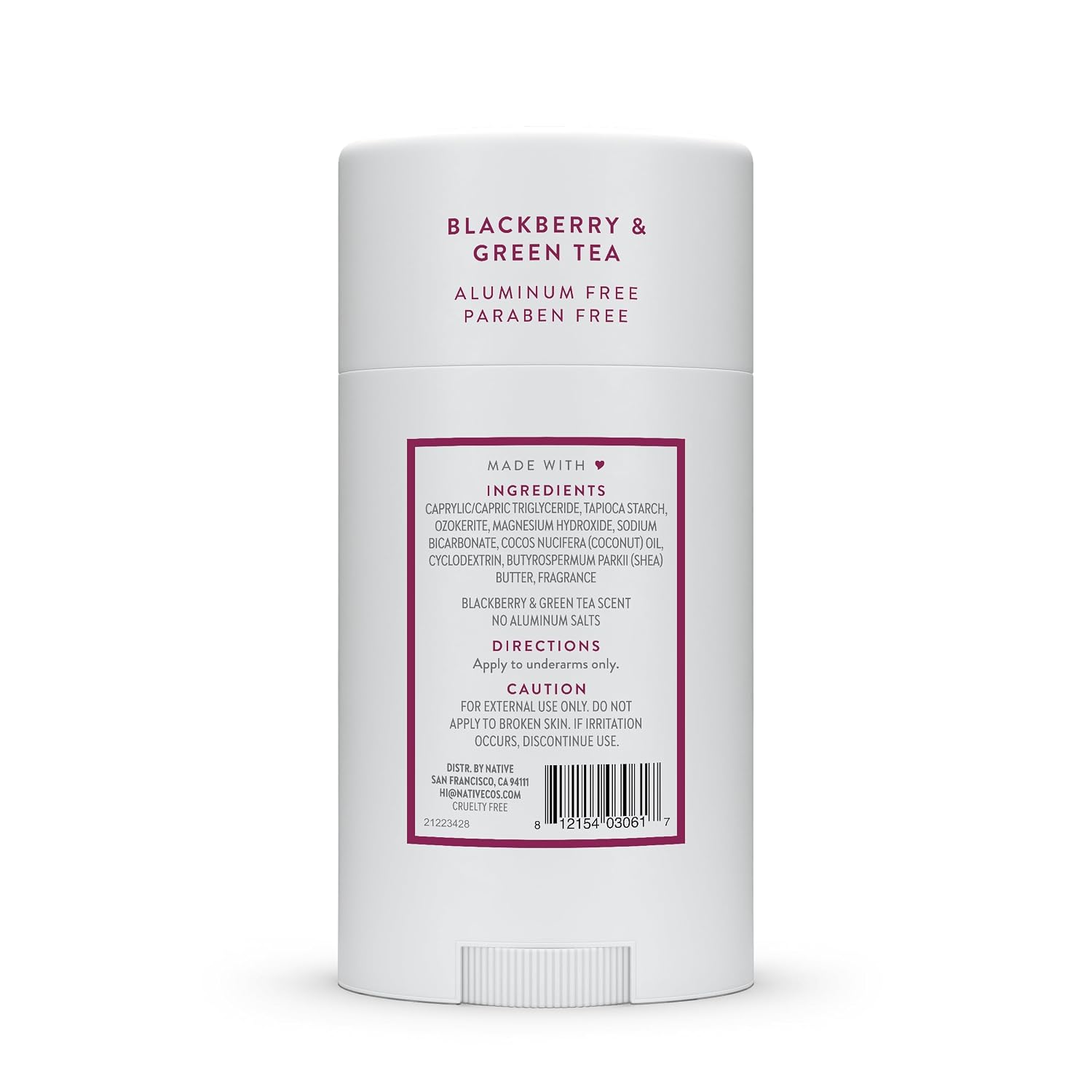 Native Deodorant Contains Naturally Derived Ingredients, 72 Hour Odor Control, Deodorant for Women and Men, Aluminum Free, Eucalyptus & Mint 2.65oz